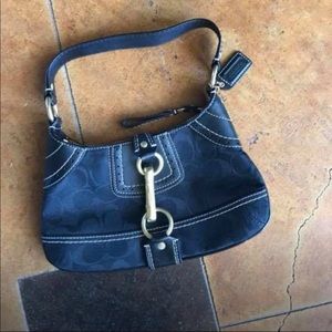 Coach authentic black small bag